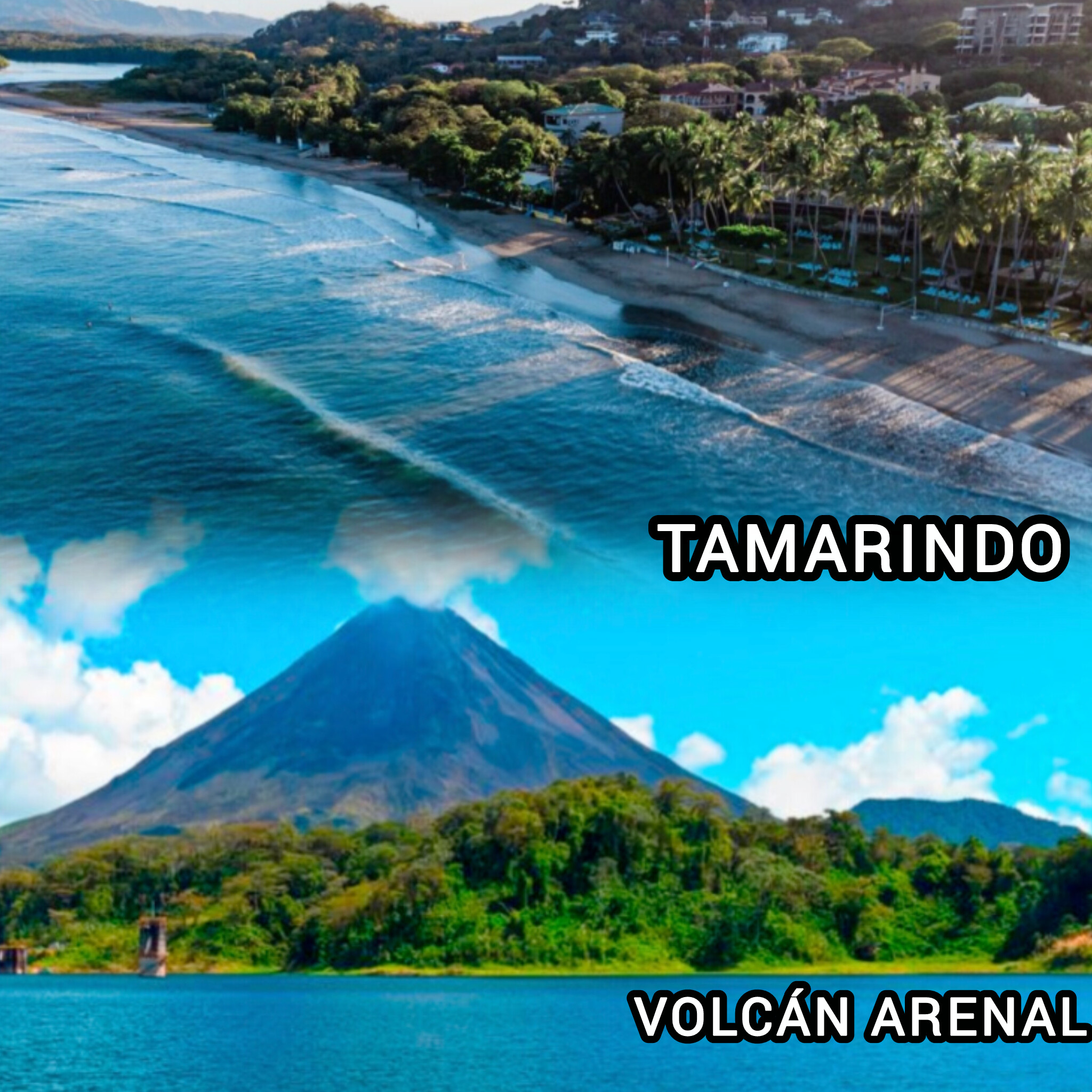 Fortuna Arenal  To Tamarindo